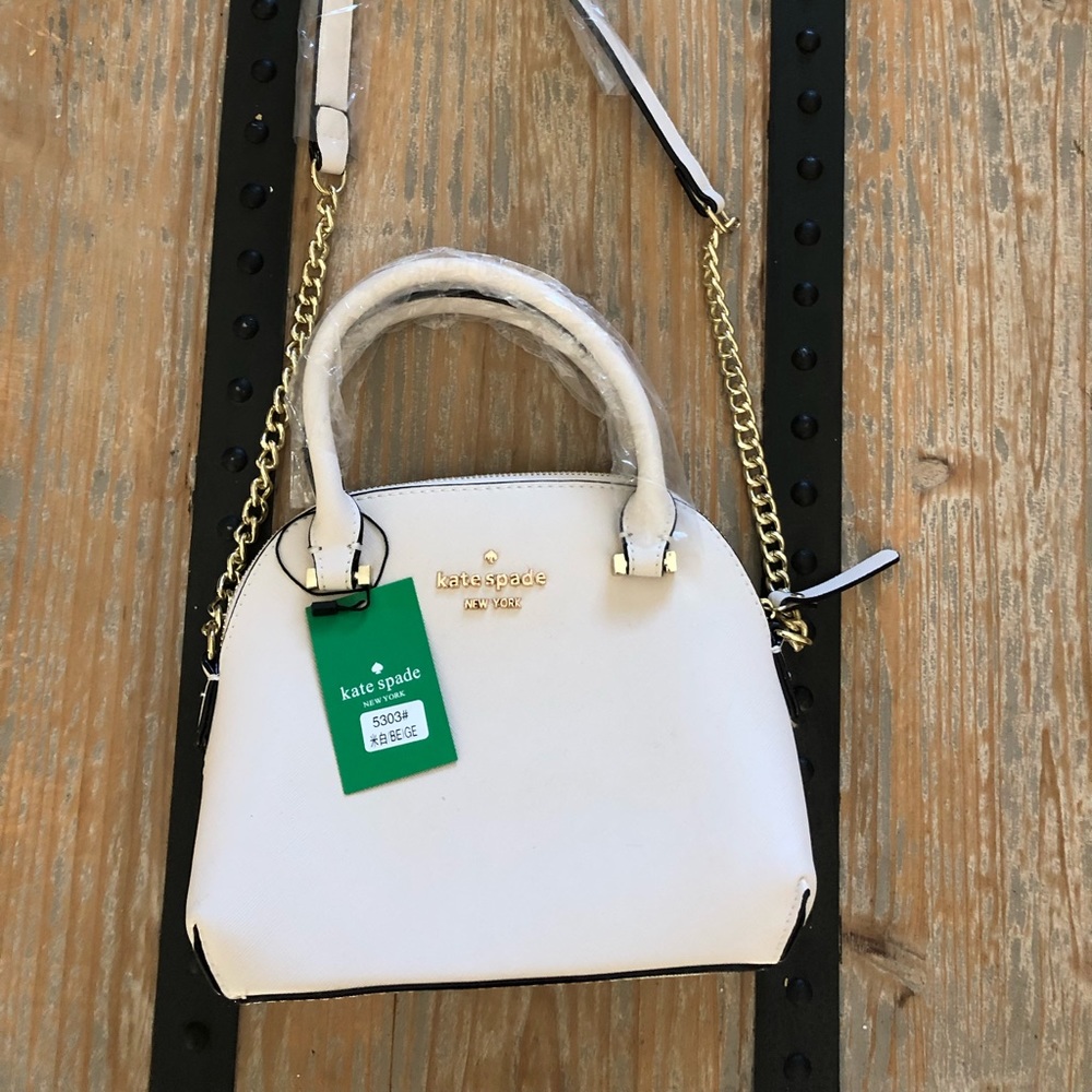NWT Kate spade cream bag